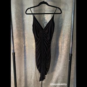 Black Rouche Dress